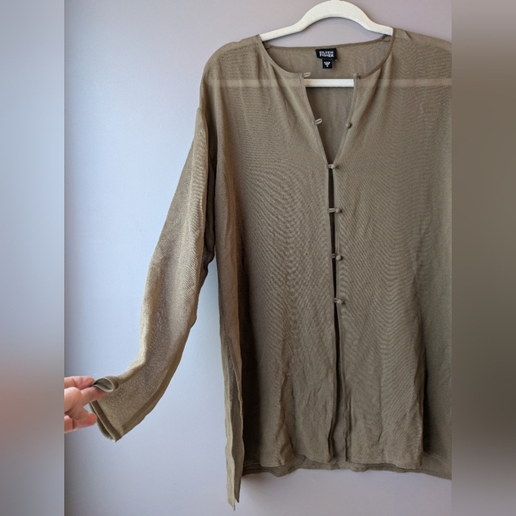 Eileen Fisher S Silk Top - Picture 2 of 10